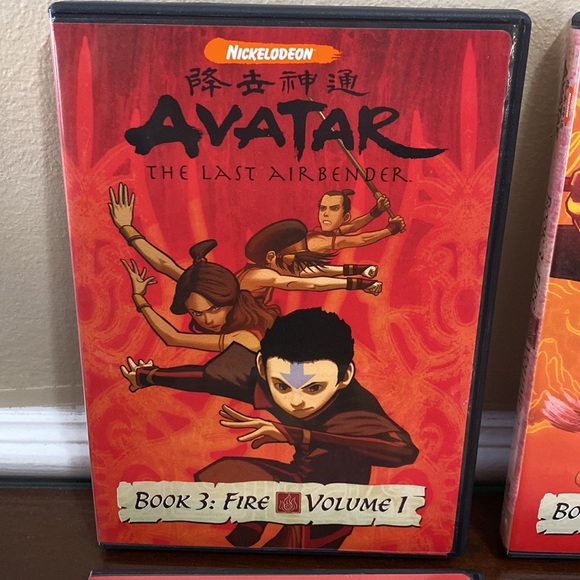 Avatar The Last Airbender DVD Book 3 Fire Volumes 1 - 4 Set Nickelodeon - Picture 2 of 13